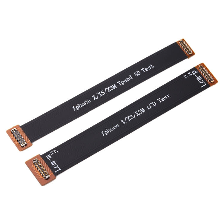 1 par de cable flexible de prueba de extensión de pantalla LCD para iPhone XS / XS Max