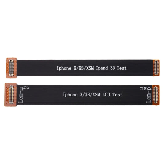 1 par de cable flexible de prueba de extensión de pantalla LCD para iPhone XS / XS Max