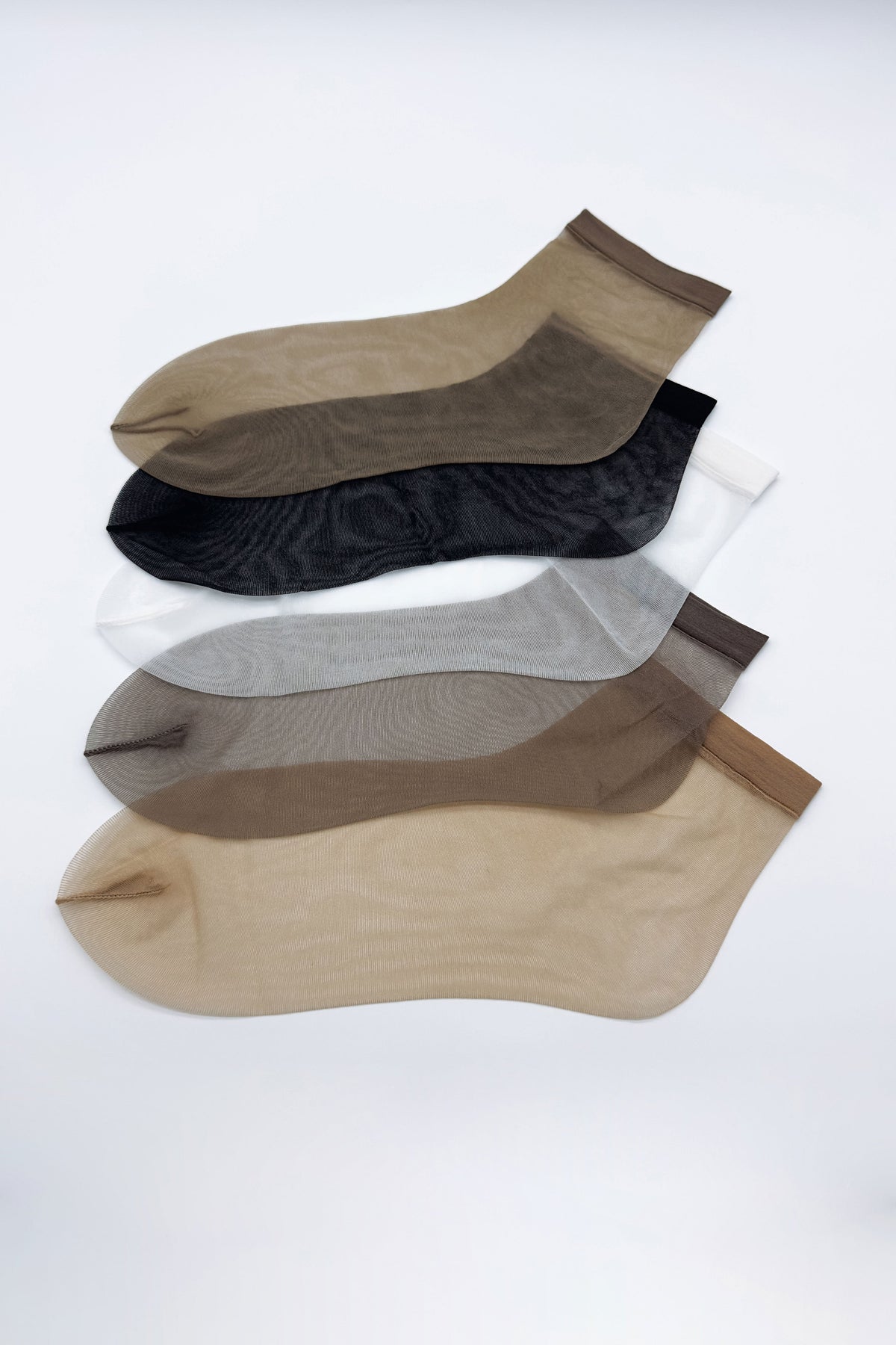Lightweight Nylon Ankle Socks (3-Pack)