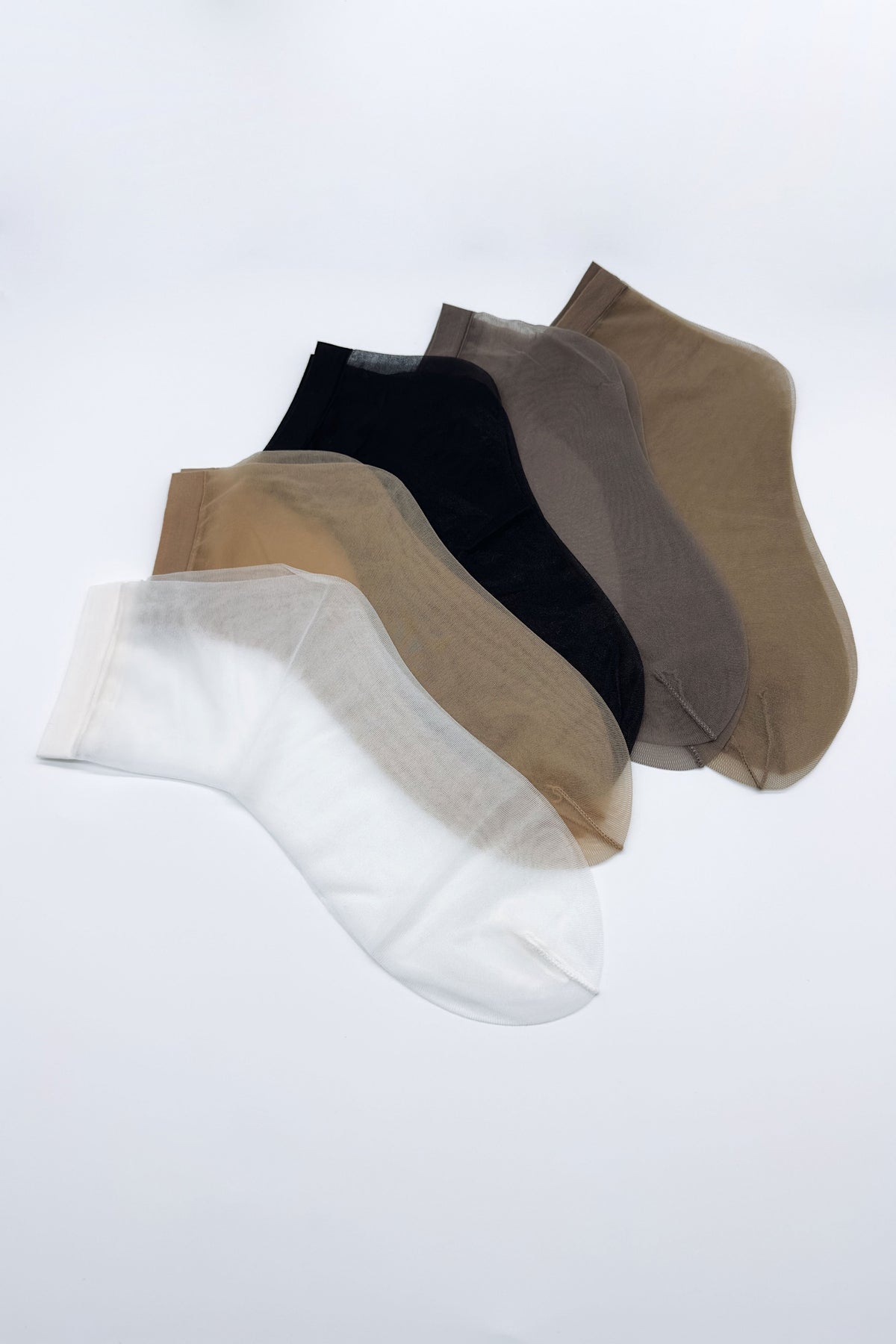 Lightweight Nylon Ankle Socks (3-Pack)