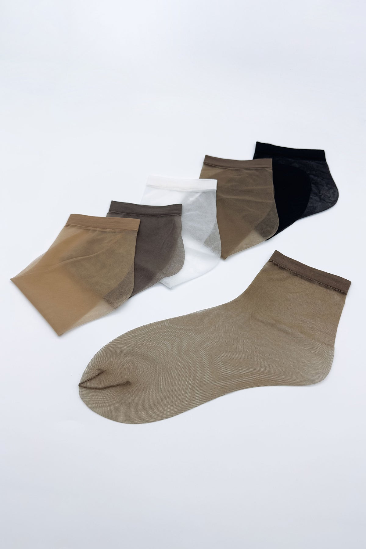 Lightweight Nylon Ankle Socks (3-Pack)
