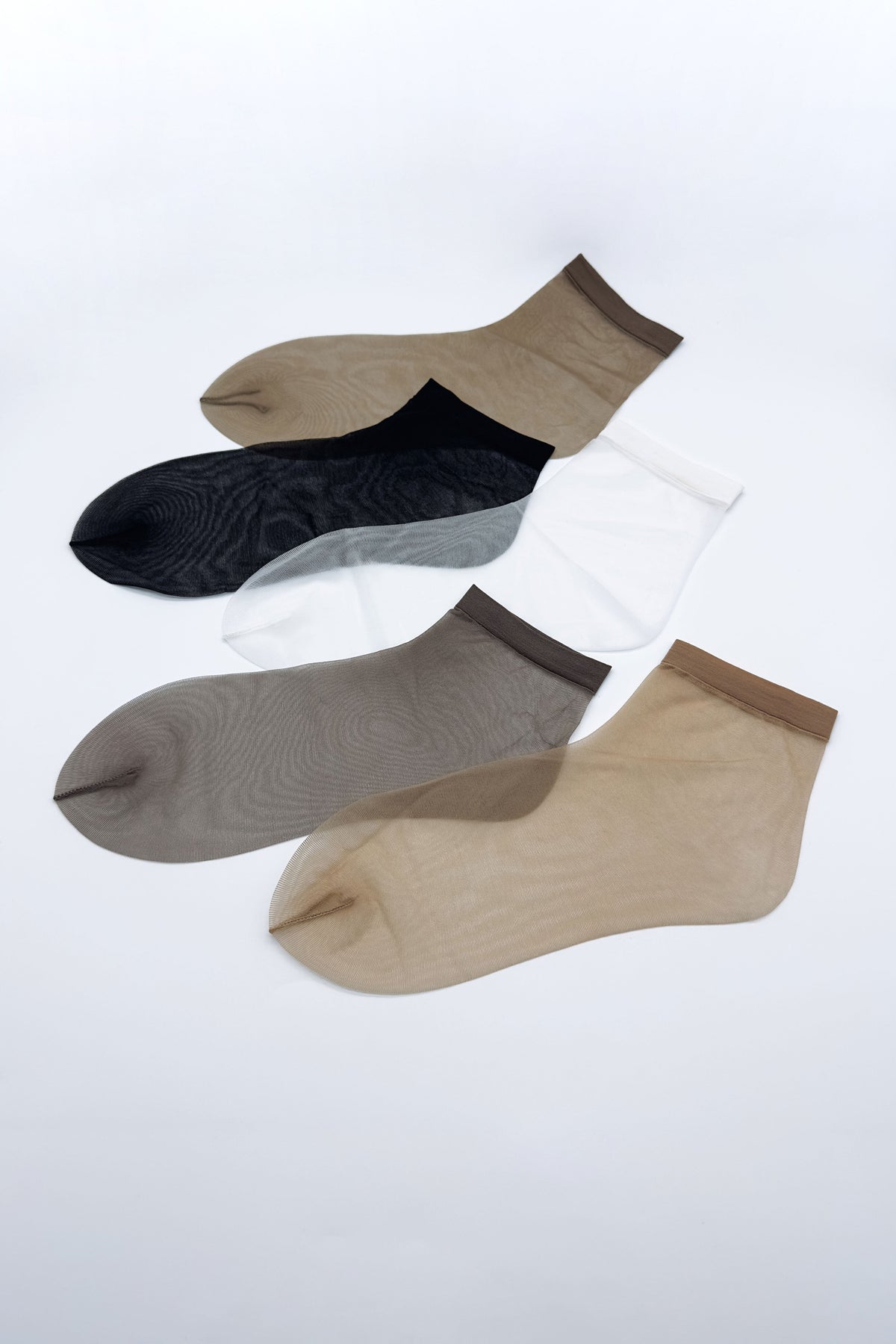 Lightweight Nylon Ankle Socks (3-Pack)