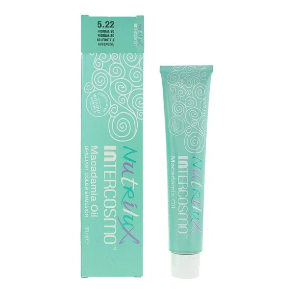 Intercosmo Nutrilux Macadamia Oil Hair Colour 60ml - 5.22 Bluebottle