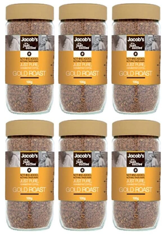 6 X Café Tostado Jacobs Gold 100 g