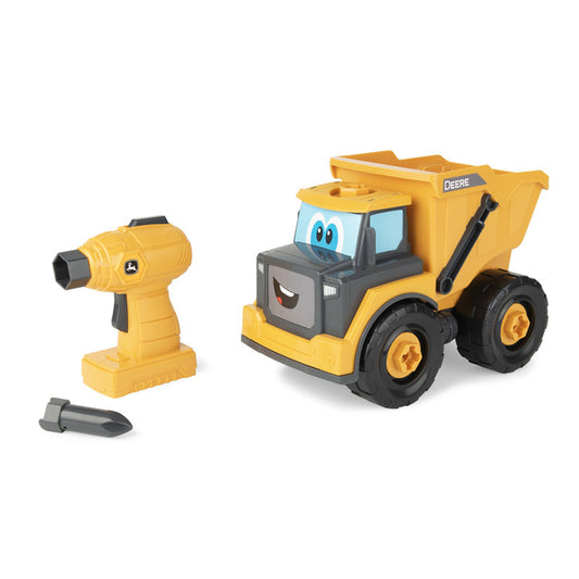 John Deere Build a Dump Truck Construction Toy | 13-Piece Take Apart Set | 18 Months+