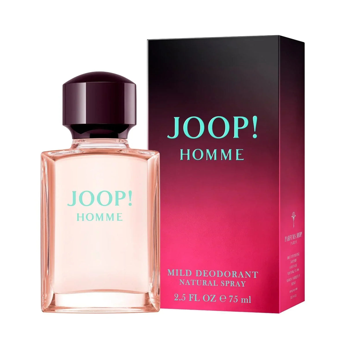 Joop! Homme Mild Deodorant Natural Spray 75ml Long-Lasting Men's Fresh Scent