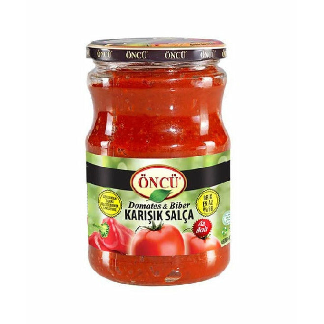 Oncu Tomato Pepper Paste Mixed (Karisik Salca) 370g