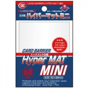 KMC Small Sleeves - Hyper Matt White (60pk)