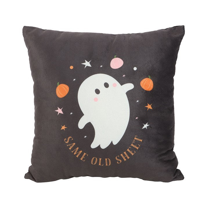Square Same Old Sheet Ghost Cushion
