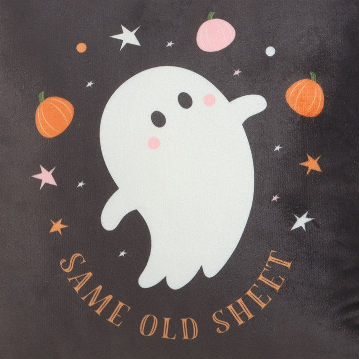 Square Same Old Sheet Ghost Cushion