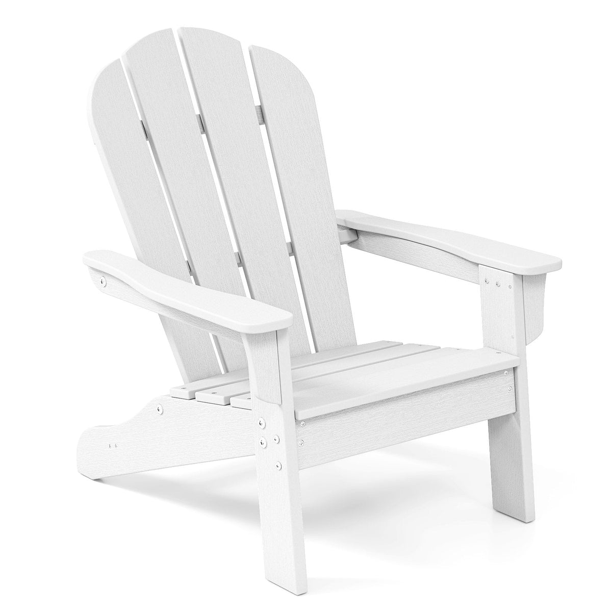 Kids Adirondack Chair All-Weather HDPE Toddler Lawn Chair-Brown