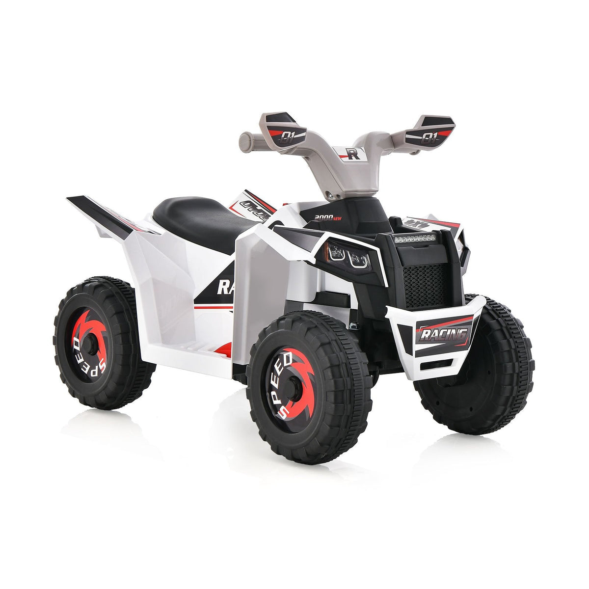 Kids Ride on ATV with Direction Control Large Seat-Blue