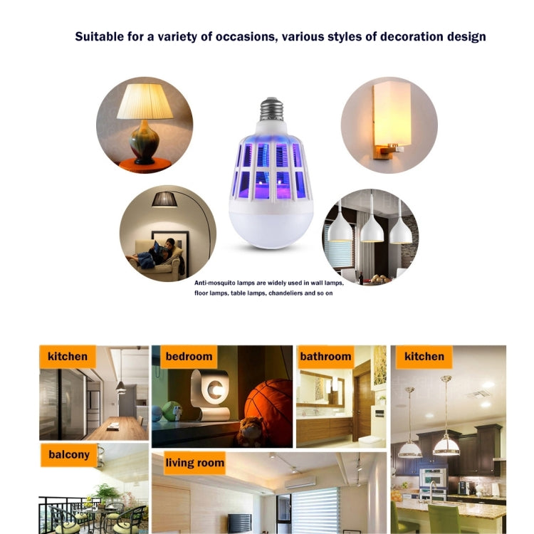 2-in-1 LED Bug Zapper Light Bulb E27 | Insect Killer & Energy-Saving Lamp 1200LM