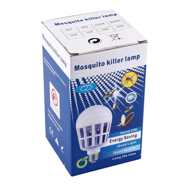 2-in-1 LED Bug Zapper Light Bulb E27 | Insect Killer & Energy-Saving Lamp 1200LM
