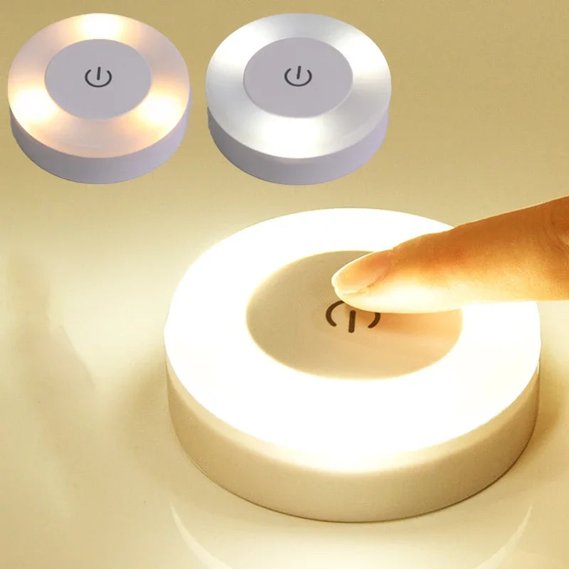 LED Portable USB Rechargeable Night Light - Bedroom & Living Room Lamp, Home Ambient Lighting