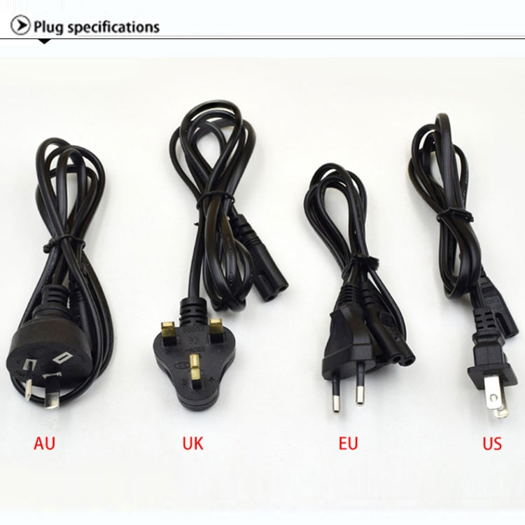 AC 100-240V 4-Schacht-Akkuladegerät für AA- und AAA- und 9V-Ni-MH-Akkus, UK-Stecker
