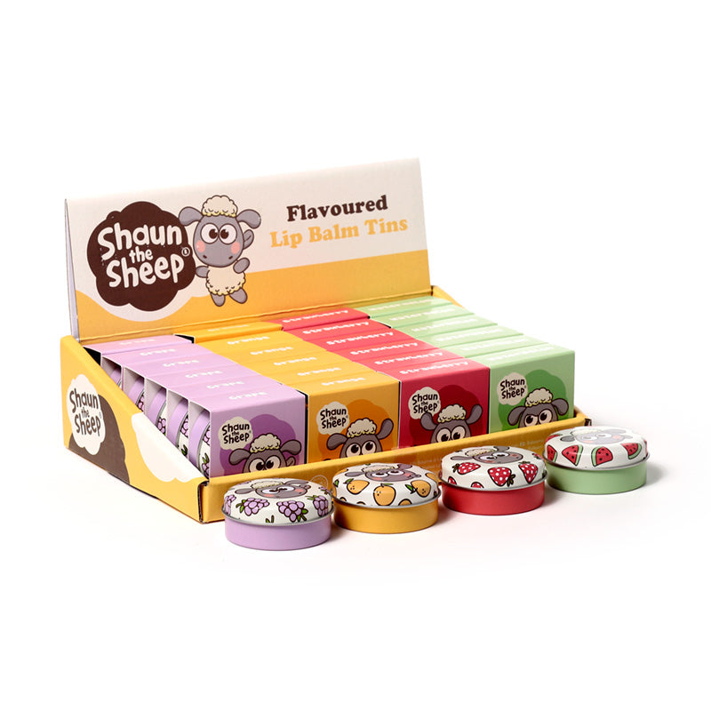Kawaii Cute Shaun the Sheep Lip Balm in a Tin