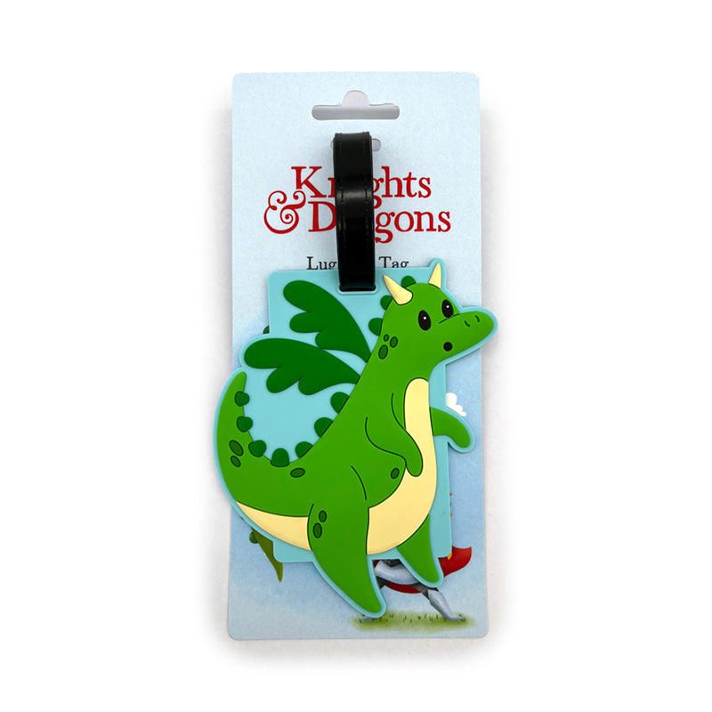 Knights & Dragons Dragon PVC Luggage Tag