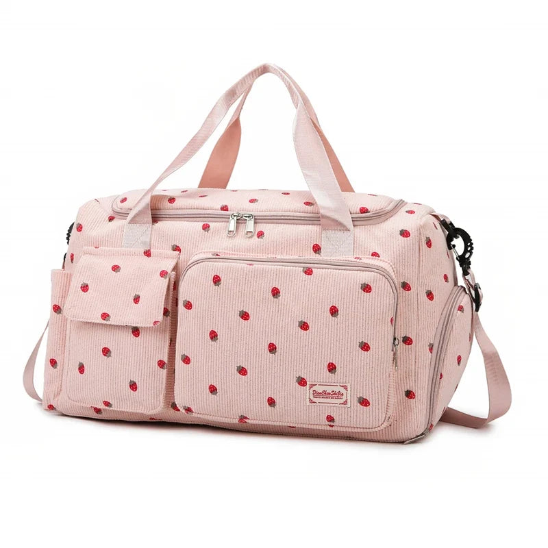 Large Capacity Travel Duffle Bag - Carry On Sports & Fitness Gym Bag for Women