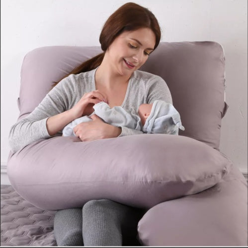 Large U Shaped Pregnancy Pillow Full Body Maternity Support Cushion Relaxing