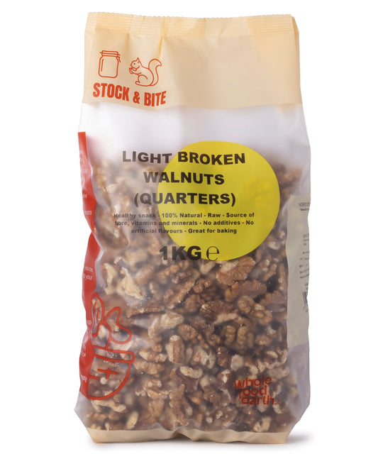 Nueces Light Troceadas (Cuartos) - Stock & Bite - 1kg
