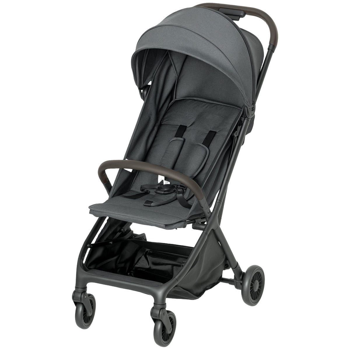Lightweight Ultra Compact Foldable Baby Stroller Pushchair with Canopy Grey