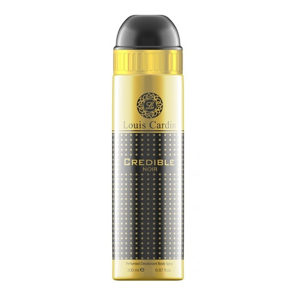 Louis Cardin Credible Noir Perfumed Deodorant Body Spray 200ml