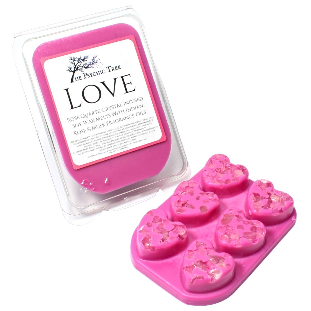 Liebe – Duftwachs-Melts mit Kristallen