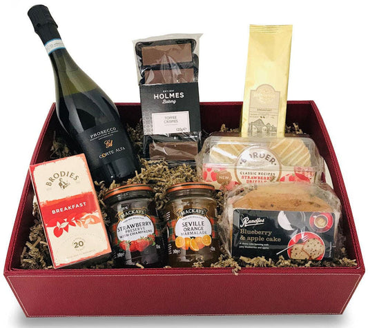 Luxuriöser Frühstückskorb Geschenkset