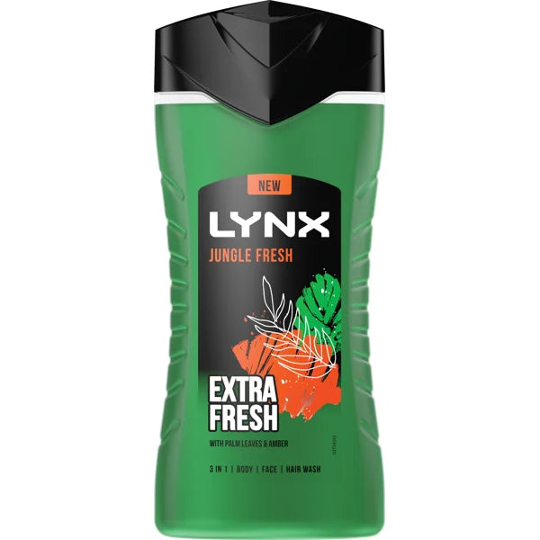 6 x Lynx Duschgel Jungle Fresh - 225ML