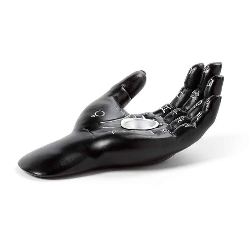 Mantric Hand/Tarot Hand Palm Incense Cone Burner Dish