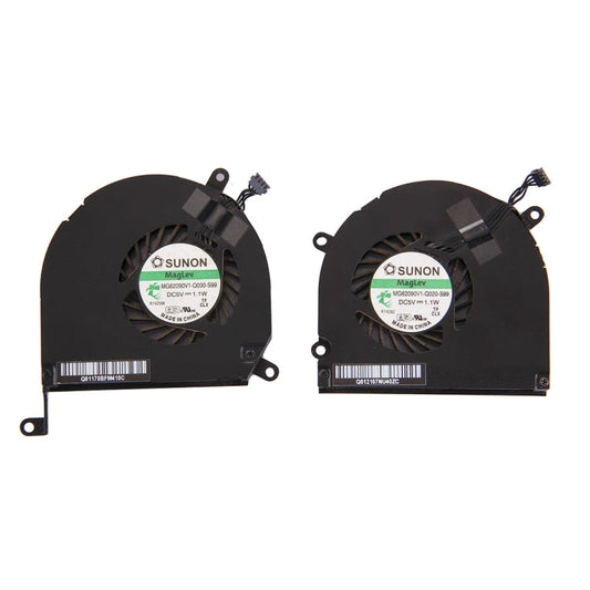 1 par de ventiladores de refrigeración (izquierdo + derecho) para Macbook Pro 15.4 pulgadas (2009 - 2011) A1286 / MB985 / MC721 / MC371, A1286