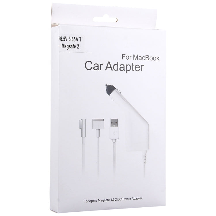 60W 16,5V 3,65A 5-poliges MagSafe 2 T-Style Kfz-Ladegerät mit 1 USB-Anschluss für Apple Macbook A1465 / A1502 / A1435 / MD212 / MD2123 / MD662, Länge: 1,7m