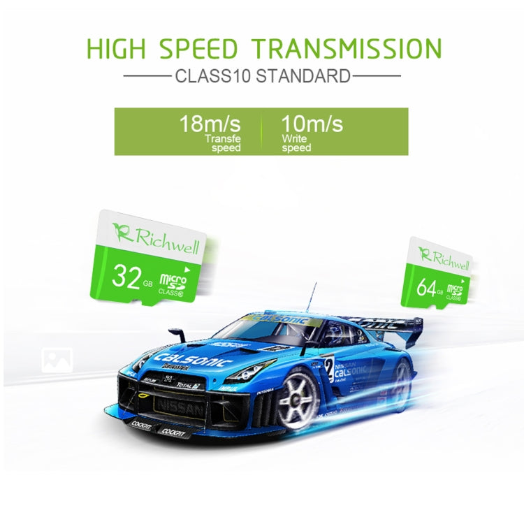Richwell 32GB High Speed Class 10 Micro SD (TF) Speicherkarte, 32GB