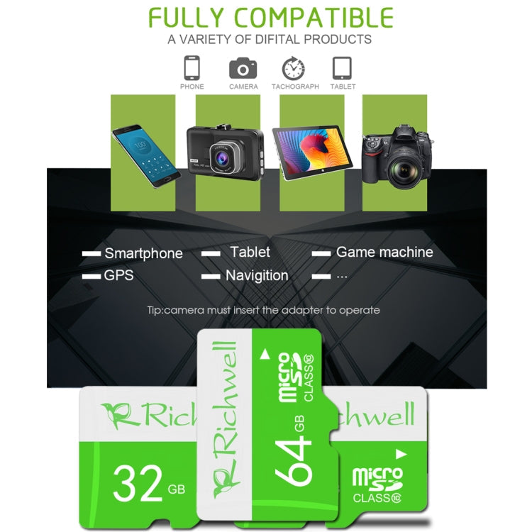 Richwell 32GB High Speed Class 10 Micro SD (TF) Speicherkarte, 32GB
