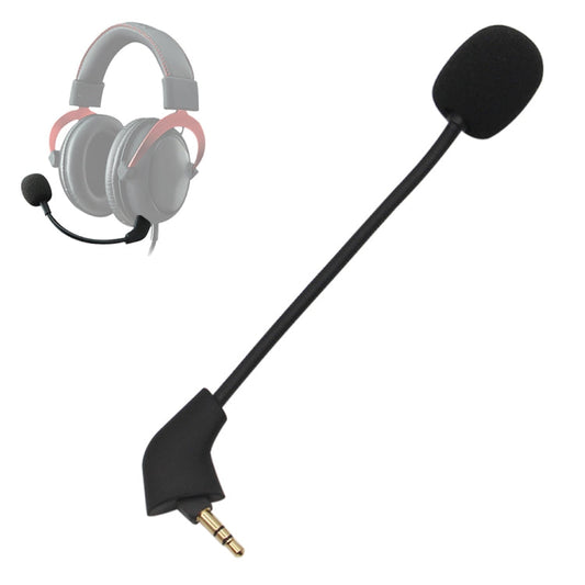 Replacement Microphone for HyperX Cloud II & Cloud Silver Headset | 3.5mm | Flexible Boom Mic