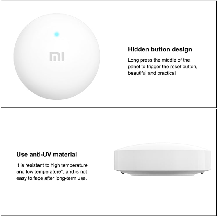 Original Xiaomi Drahtloser Bluetooth Hochwasserschutz Erkennt intelligent Wasserlecks, Xiaoai Lautsprecher Kopplung, App zur Fernbenachrichtigung Smart Home, muss mit CA1001 verwendet werden