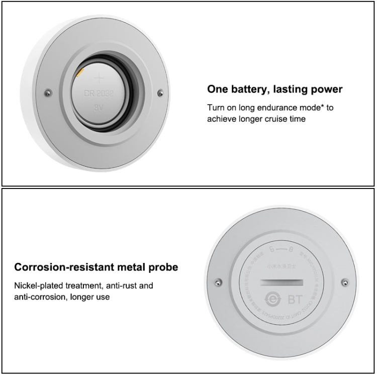 Original Xiaomi Drahtloser Bluetooth Hochwasserschutz Erkennt intelligent Wasserlecks, Xiaoai Lautsprecher Kopplung, App zur Fernbenachrichtigung Smart Home, muss mit CA1001 verwendet werden
