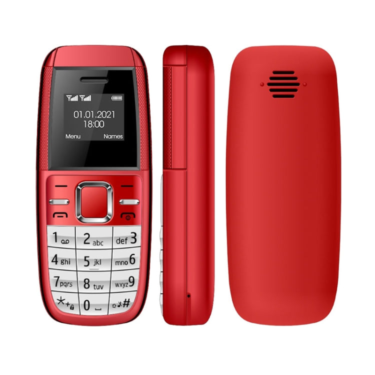 0,66 Zoll, MT6261D, 21 Tasten, Bluetooth, MP3-Musik, Dual-SIM, Netzwerk: 2G