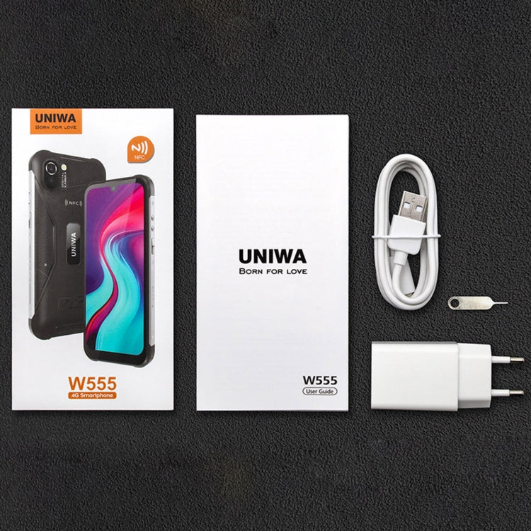 UNIWA W555 Rugged Smartphone | 4G | 3GB+32GB | IP68 | Android 12 | NFC | OTG