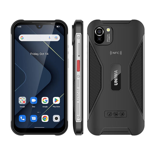 UNIWA W555 Robustes Telefon, 3GB+32GB, Dual-Rückfahrkameras, IP68 Wasser-/Staub-/Stoßfest, 5,71 Zoll Android 12.0 MTK6761 Quad Core bis zu 2.0GHz, Netzwerk: 4G, NFC, OTG, Globale Version