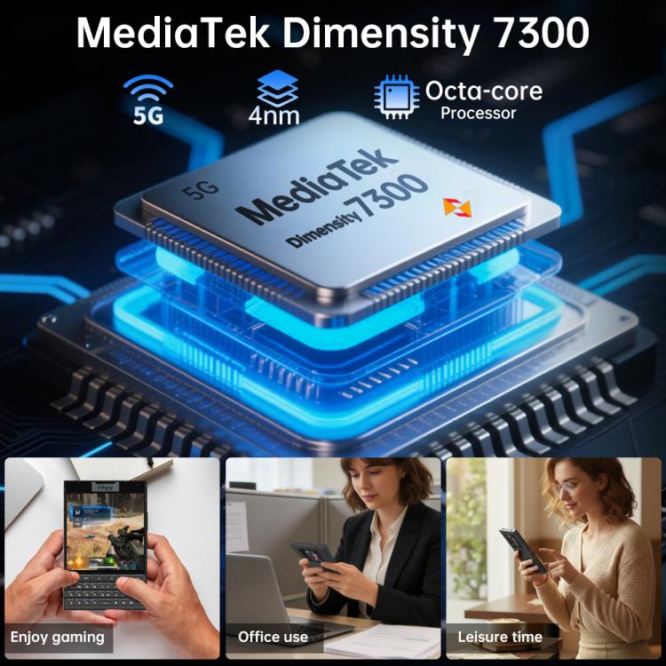 Unihertz Titan 2 | Physical QWERTY Keyboard Smartphone | 12GB RAM 512GB | Android 15 | 5G | Dual Screen