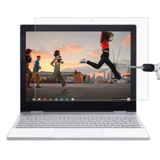 Lámina de cristal templado de cobertura total de 0,4 mm y dureza superficial 9H para Google Pixelbook de 12,3 pulgadas
