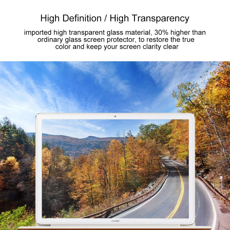 Película de vidrio templado de pantalla completa de 0.4 mm y dureza de superficie 9H para Huawei MateBook E de 12 pulgadas, MateBook E de 12 pulgadas