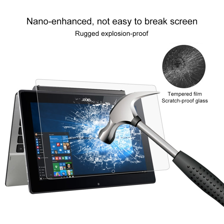 Acer Switch 11V (SW5-173) 11.6" Displayschutzfolie aus gehärtetem Glas – 9H Härte, Vollbild
