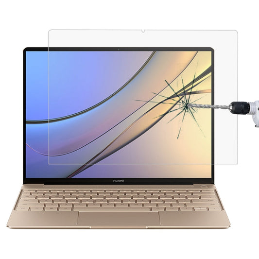 Película de vidrio templado de pantalla completa de 0,4 mm y dureza superficial 9H para Huawei MateBook X 13,3 pulgadas, MateBook X 13,3 pulgadas