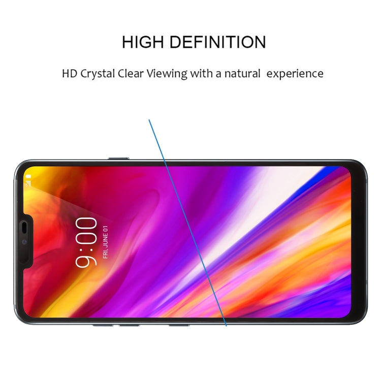 LG G7 ThinQ Tempered Glass Screen Protector – 0.26mm 9H Black