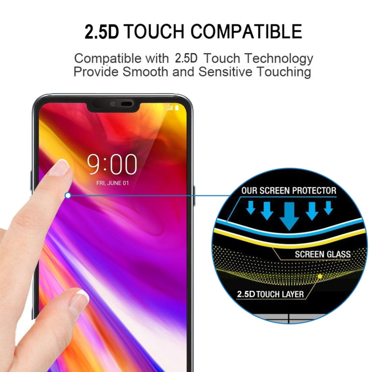 LG G7 ThinQ Tempered Glass Screen Protector – 0.26mm 9H Black