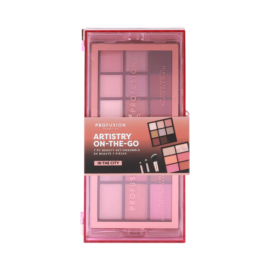 Artistry On The Go 7-teiliges Make-up-Set | Vegan & Tierversuchsfrei | Reise-Beauty-Kit