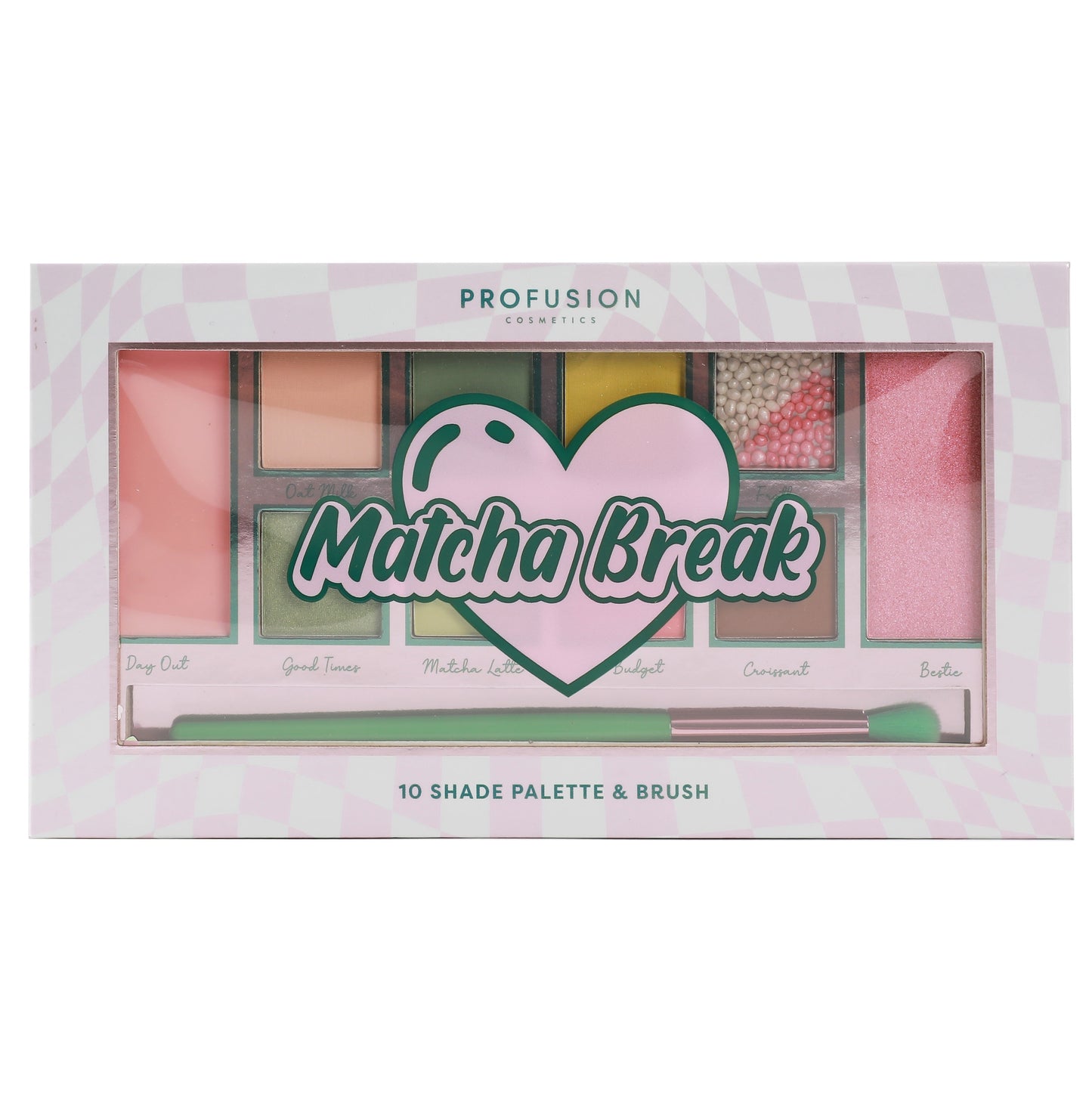 Matcha Break 10 Shade Eyeshadow Palette & Brush